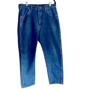Rustler Classic Blue Straight-Leg Jeans with Medium Wash 36X30.